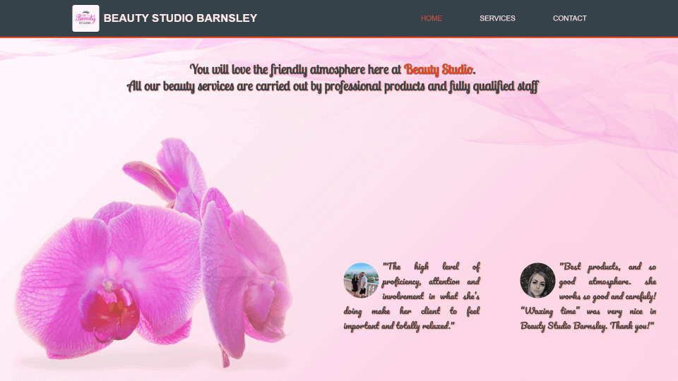 Beauty Studio Website